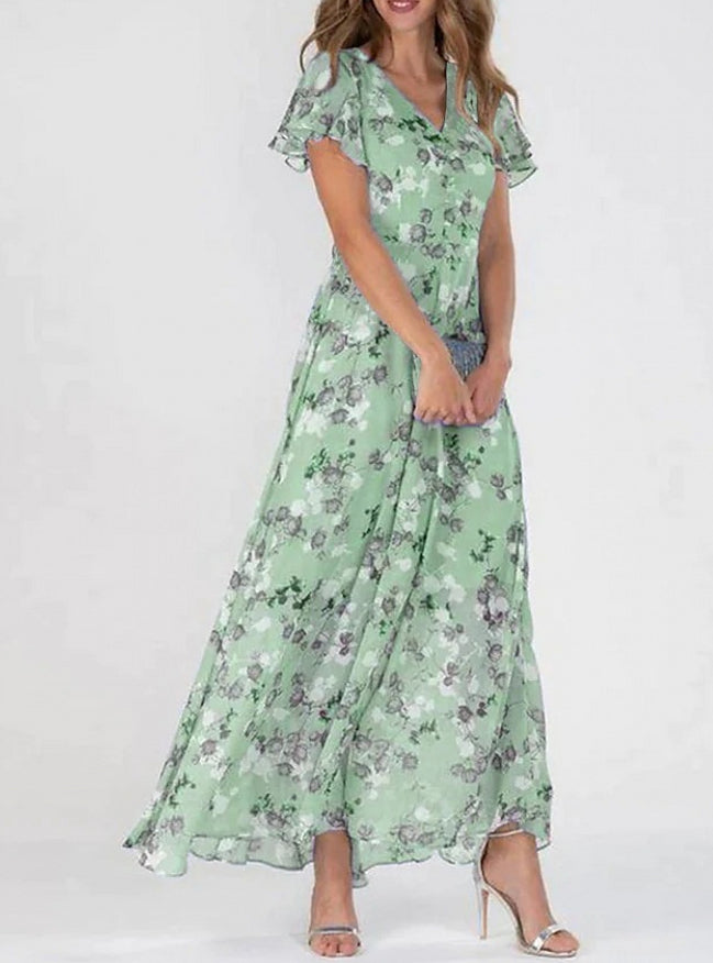 Robe fluide en polyester