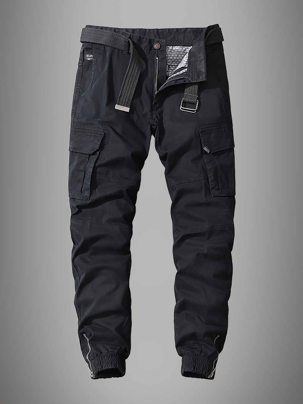 Men's Paweł Cargo Joggers – Stylish Embroidered Multi-Pocket Pants