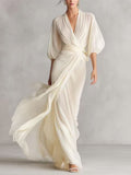 Robe longue épurée — Élégance intemporelle