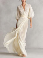 Robe longue épurée — Élégance intemporelle