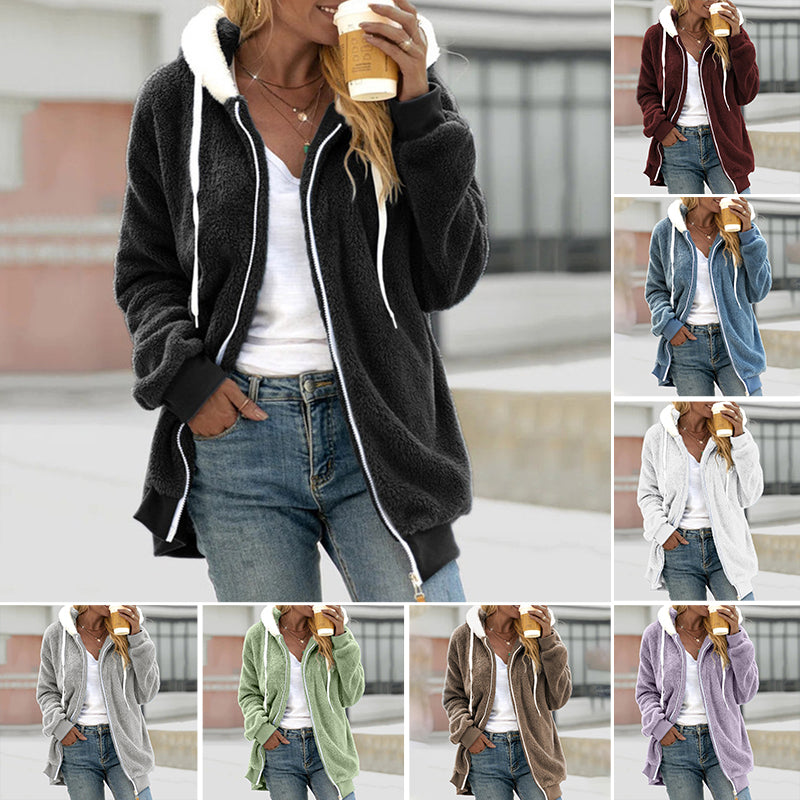 Veste zippée douce pour femmes - Édition Automne