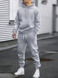 Ensemble de sport pour homme | Sweat à capuche et pantalon de jogging | Confortable et respirant | Printemps/Automne