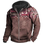 Veste d'hiver pour hommes | Sweat à capuche avec fermeture éclair | Design unique et confort décontracté