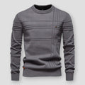 Men's classic crew neck sweater, combining modern style and lasting comfort