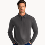 Men's Polo Shirt | Long Sleeve Shirt | Timeless Comfort and Elegant Style
