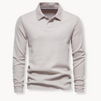 Men's Polo Shirt | Long Sleeve Shirt | Timeless Comfort and Elegant Style