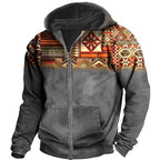 Veste d'hiver pour hommes | Sweat à capuche avec fermeture éclair | Design unique et confort décontracté