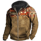 Veste d'hiver pour hommes | Sweat à capuche avec fermeture éclair | Design unique et confort décontracté