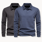 Men's Polo Shirt | Long Sleeve Shirt | Timeless Comfort and Elegant Style