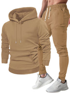Ensemble de sport pour homme | Sweat à capuche et pantalon de jogging | Confortable et respirant | Printemps/Automne