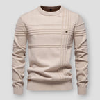 Men's classic crew neck sweater, combining modern style and lasting comfort