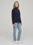 Women's Half-Zip Ribbed Pullover – Soft, Casual, and Perfect for Everyday Wear