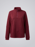 Women's Half-Zip Ribbed Pullover – Soft, Casual, and Perfect for Everyday Wear