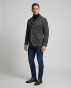 Blazer croisé classique d'automne pour hommes