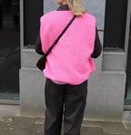Gilet Femme Sans Manches – Boutonné, Doux et Confortable pour l'Automne