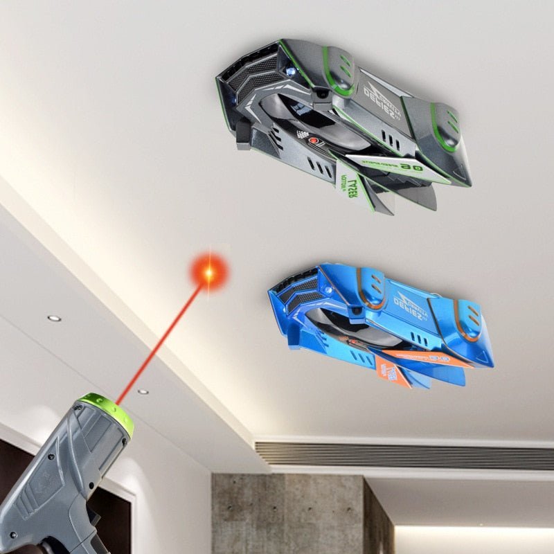 Voiture télécommandée à laser pour grimper aux murs