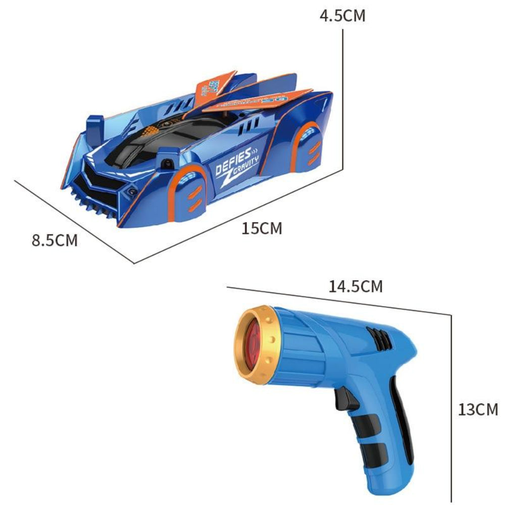 Voiture télécommandée à laser pour grimper aux murs