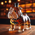 Carafe à whisky en verre Design de chien