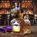 Carafe à whisky en verre Design de chien