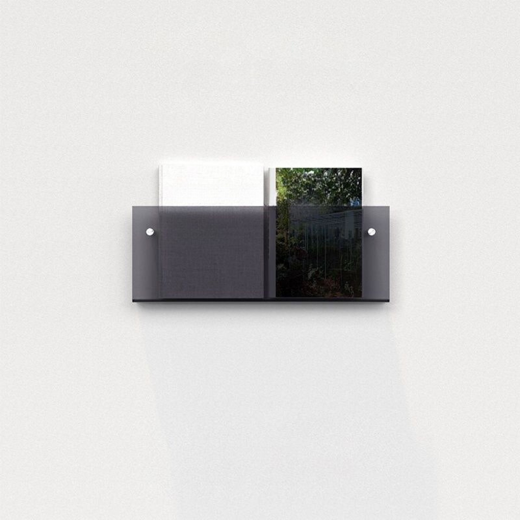 Etagère murale Porte-magazines en acrylique transparent