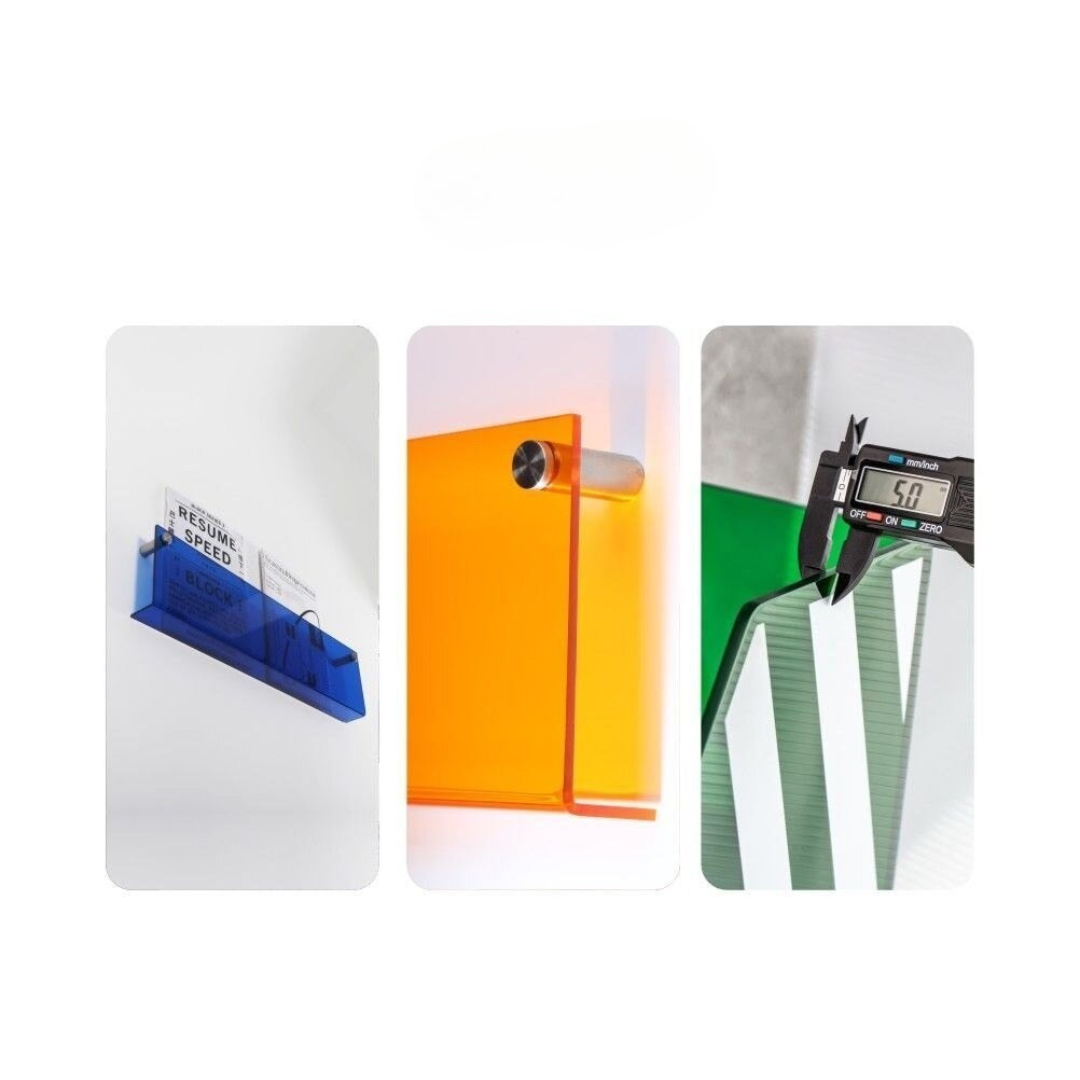 Etagère murale Porte-magazines en acrylique transparent