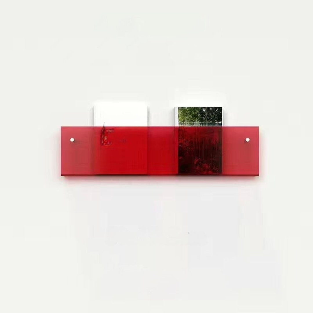Etagère murale Porte-magazines en acrylique transparent