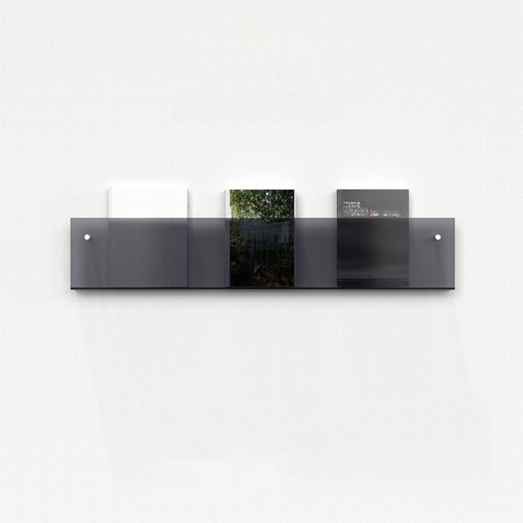 Etagère murale Porte-magazines en acrylique transparent