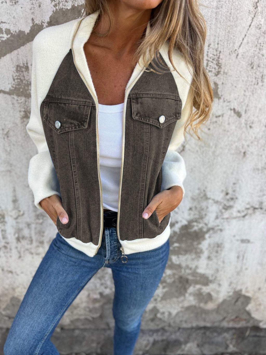 Veste de printemps élégante pour femmes