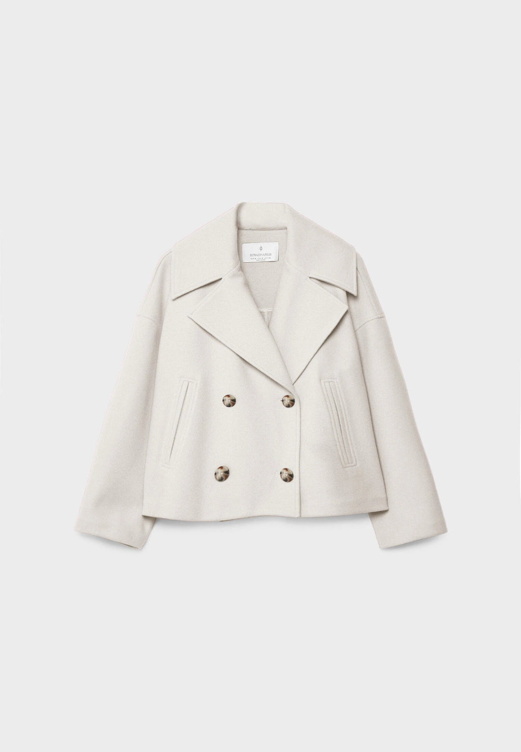 Short double-breasted jacket