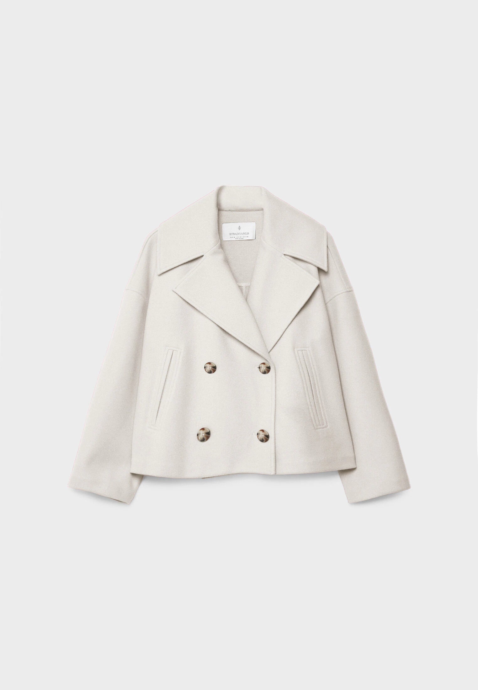 Short double-breasted jacket