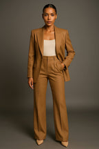 Ensemble pantalon et veste deux pièces pour femme | Tenue professionnelle et formelle pour le bureau