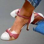 Chaussures pour femmes Décolleté Talon moyen Deux tons Vintage