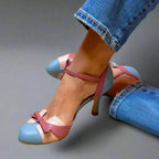Chaussures pour femmes Décolleté Talon moyen Deux tons Vintage