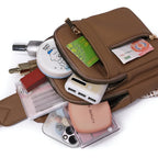 Women's Handbag Small Practical Shoulder Bag with Multiple Compartments
