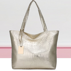 Sac à bandoulière Isabella | Sac spacieux avec imprimé crocodile