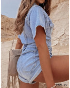 Denim Playsuit