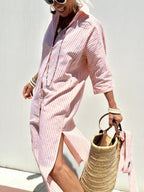 Lotte | Classic Striped Shirt Dress