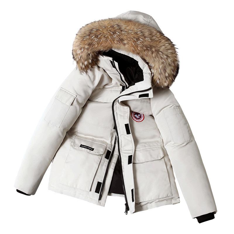 Men's Warm Thick Parka Comfortable Winter Jacket with Fur Hood