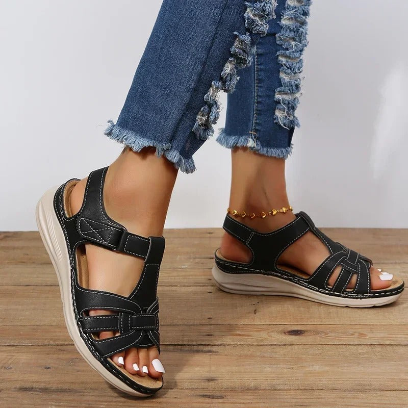 Julia | Sandales en cuir confortables