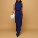Combinaison chic à jambes larges pour femmes | Isabelle