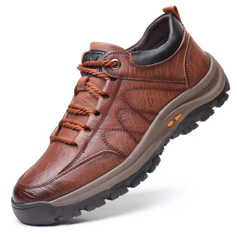 Handmade Men's Leather Orthopedic Shoes