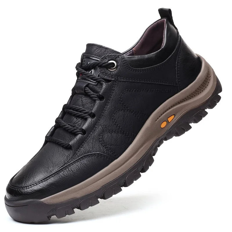 Handmade Men's Leather Orthopedic Shoes