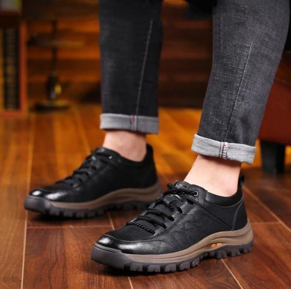 Handmade Men's Leather Orthopedic Shoes