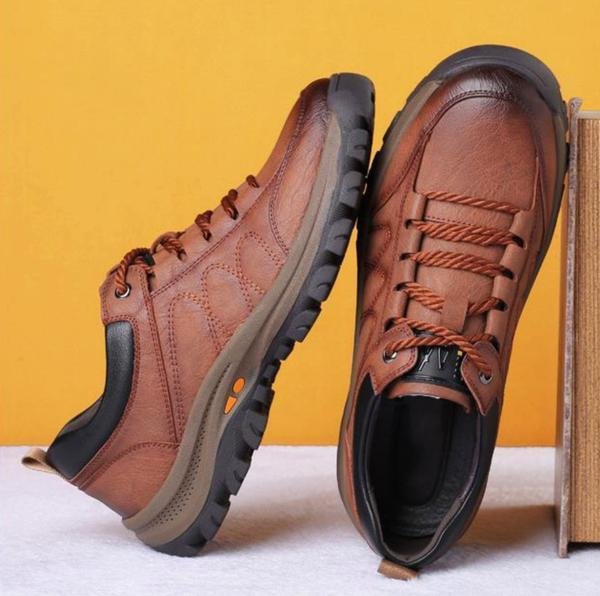 Handmade Men's Leather Orthopedic Shoes