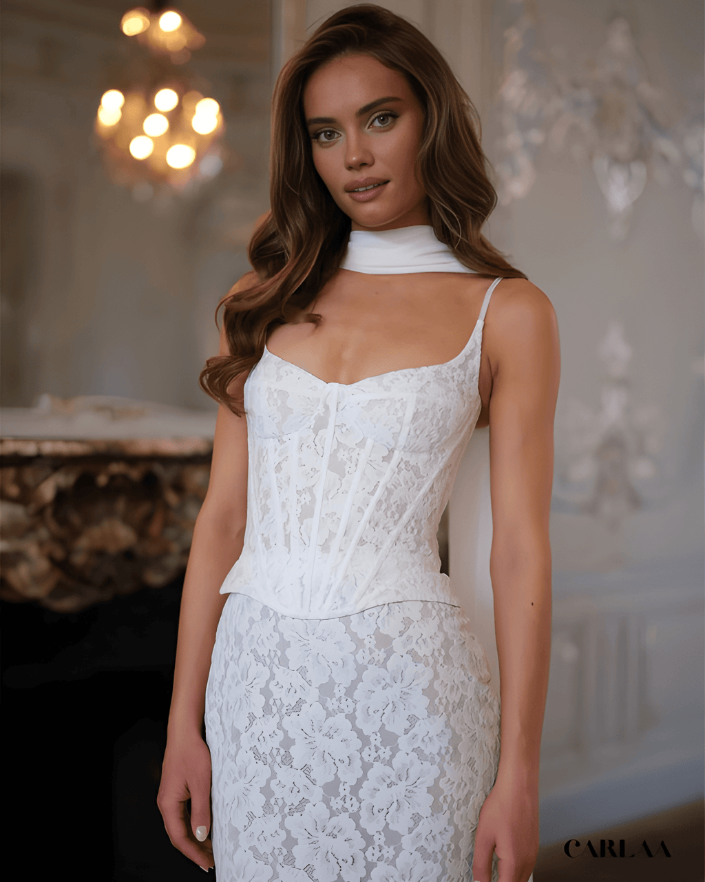 Robe de mariée longue simple