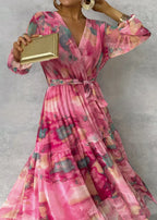 Women's long-sleeved summer dress - Modern and casual fashion