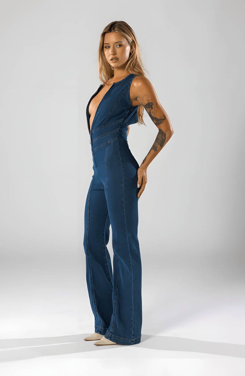 Levia | Women's Denim Jumpsuit | Modern Design