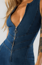 Levia | Women's Denim Jumpsuit | Modern Design