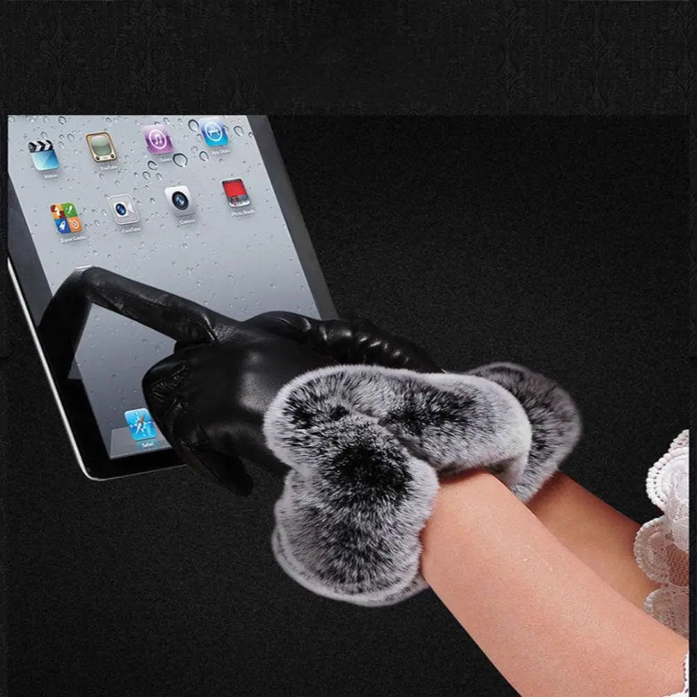 Gants en cuir élégants et chauds