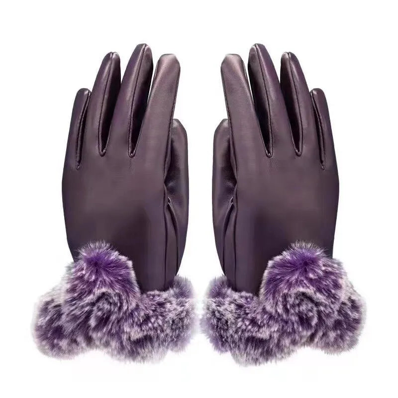 Gants en cuir élégants et chauds